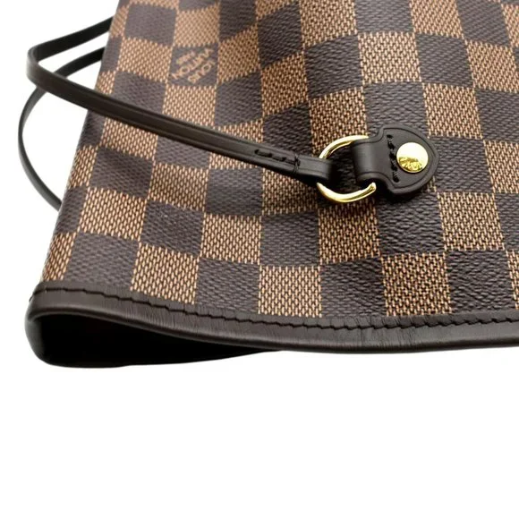 LOUIS VUITTON  Neverfull GM Damier Ebene Tote Shoulder Bag Brown - Picture 5 of 11